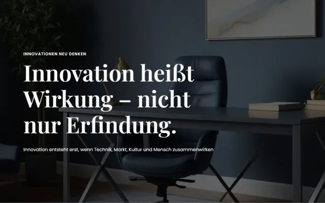 Bild: Neue Website von Innovations-Experte Stefan Leuthold geht online