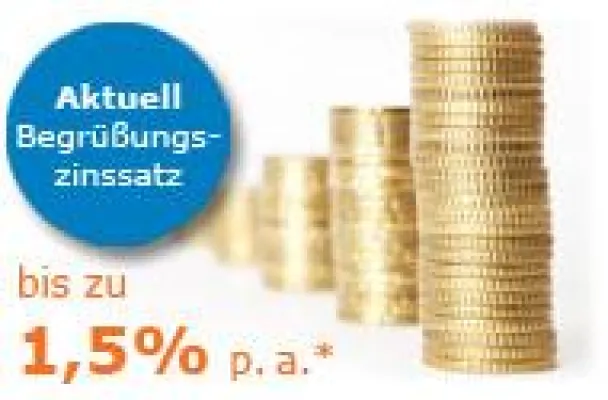 Bild: Festgeld mit Begrüßungszinssatz bei der Hannoverschen Volksbank.direkt