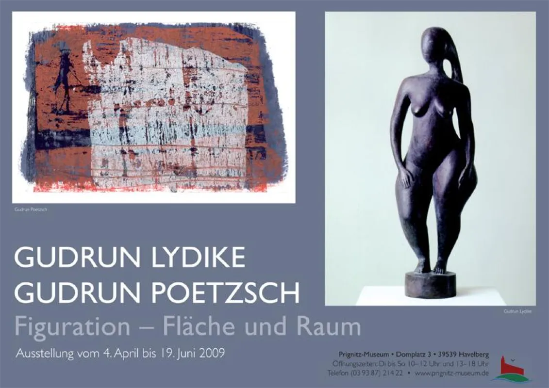 Figuration - Fläche und Raum / Arbeiten von Gudrun Lydike und Gudrun Poetzsch