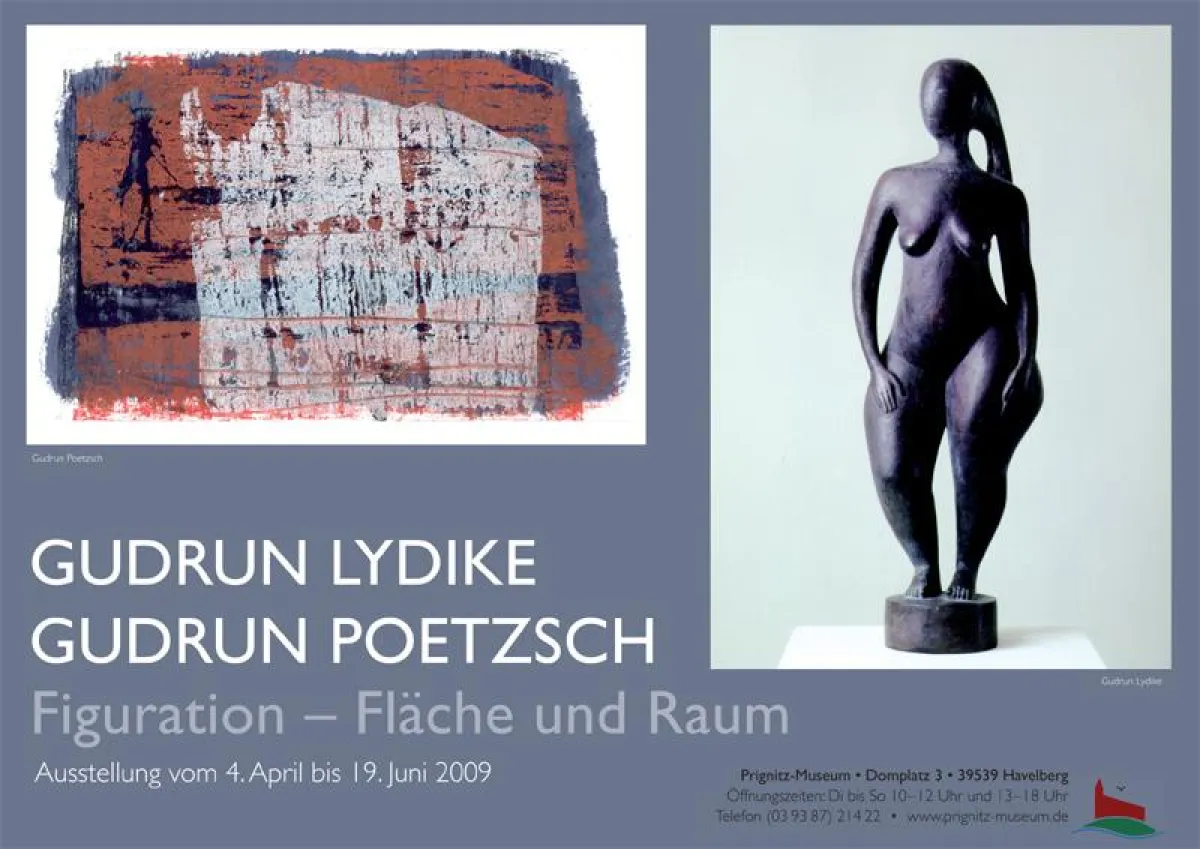 Figuration - Fläche und Raum / Arbeiten von Gudrun Lydike und Gudrun Poetzsch