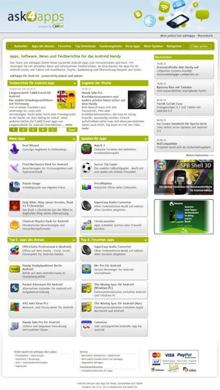 ask4apps Startseite