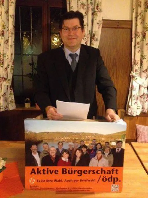 Fand ein interessiertes Publikum: 3. Bürgermeister und Kreisrat Matthias Henneberger
