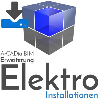 Bild: ArCADIA BIM CAD Software – Erweiterung für innere Elektroinstallationen