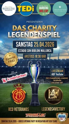 Bild: Weltmeister, Europameister & Fußballstars vereint: Mallorca wird zur Bühne für großes Charity-Legendenspiel