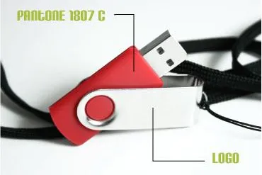 USB-Sticks in individuellem Pantone-Farbton ab 100 Stück Bild: USB-Sticks in individuellem Pantone-Farbton ab 100 Stück