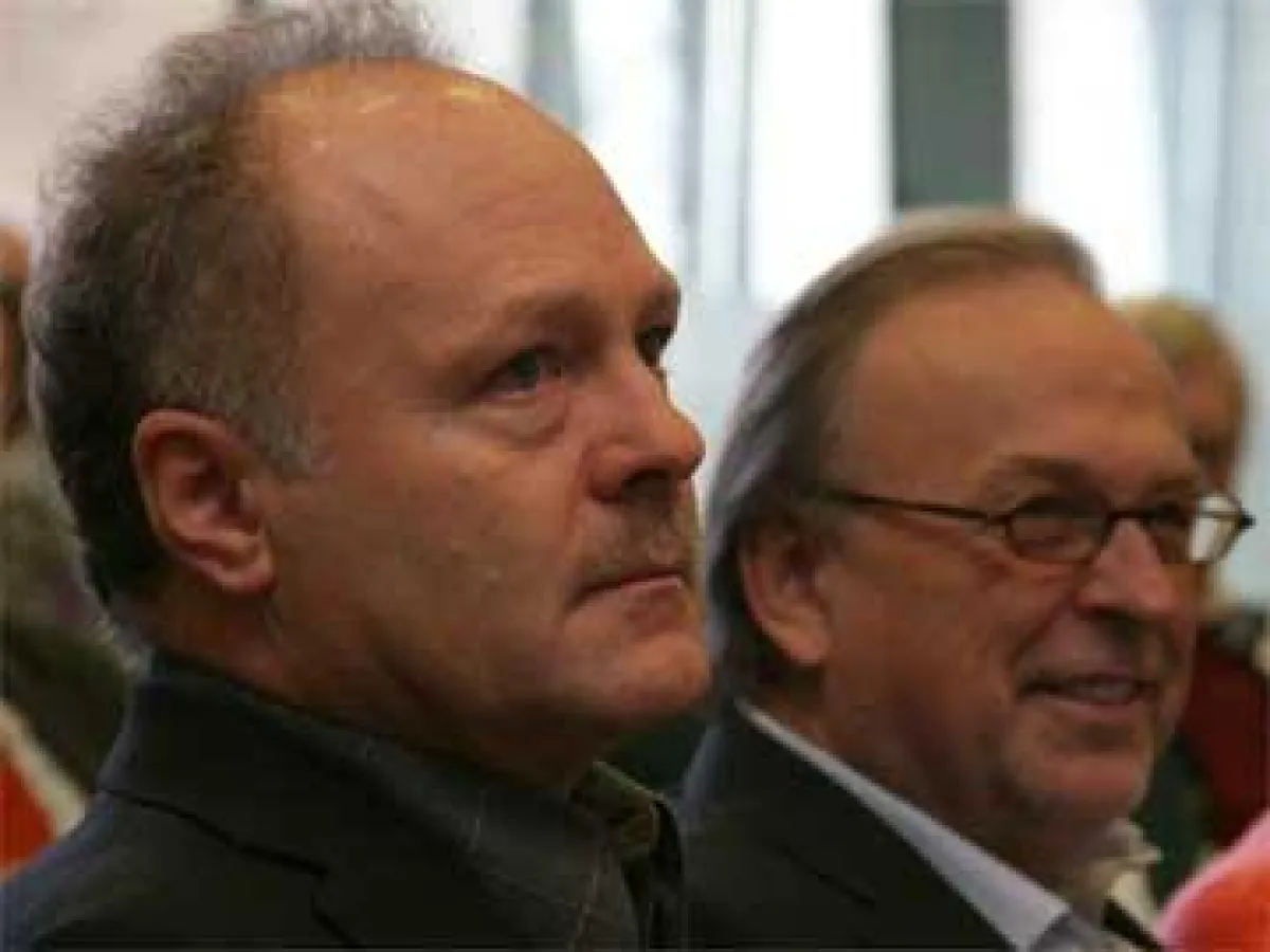 Keineswegs nur »Blödsinn« haben die öffenlich-rechtlichen Sender zu bieten, meinen SWR-Intendant Peter Boudgoust (li.) und SR-Chef Fritz Raff