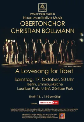 Bild: Christian Bollmann und sein Obertonchor Düsseldorf - Healing Buddha, a lovesong for Tibet