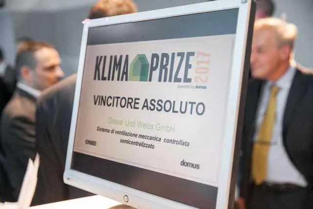 drexel und weiss gewinnt Klimahouse-Preis für innovativstes Produkt Bild: drexel und weiss gewinnt Klimahouse-Preis für innovativstes Produkt
