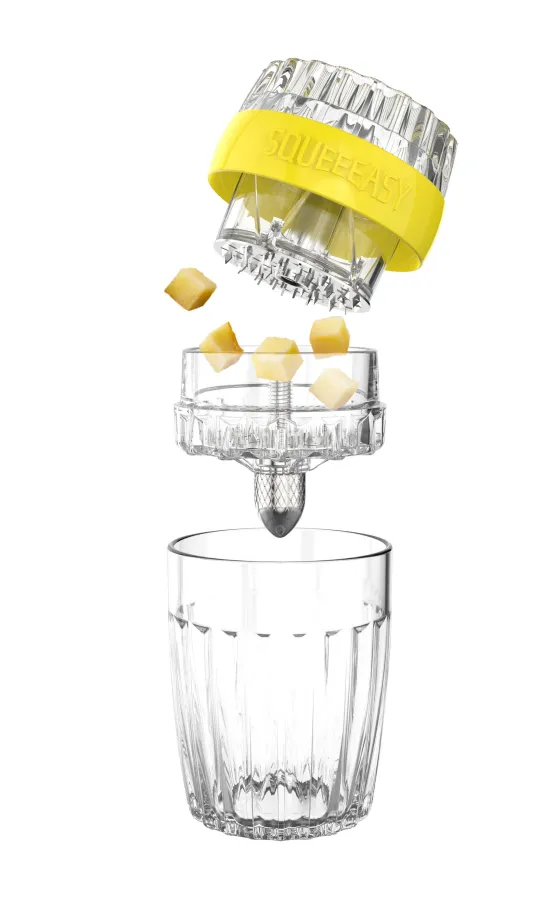 Squeeeasy - die erste Ingwerpresse als Weltneuheit (© Richard Unger)