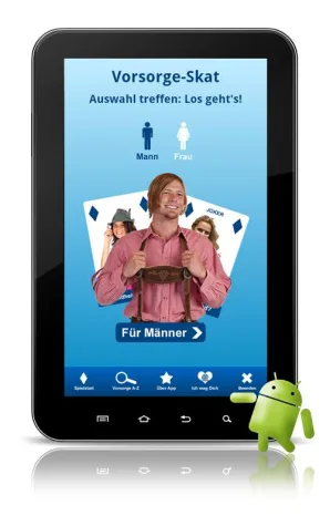 Bild: Vorsorge-Skat als App: Fesch & Gesund