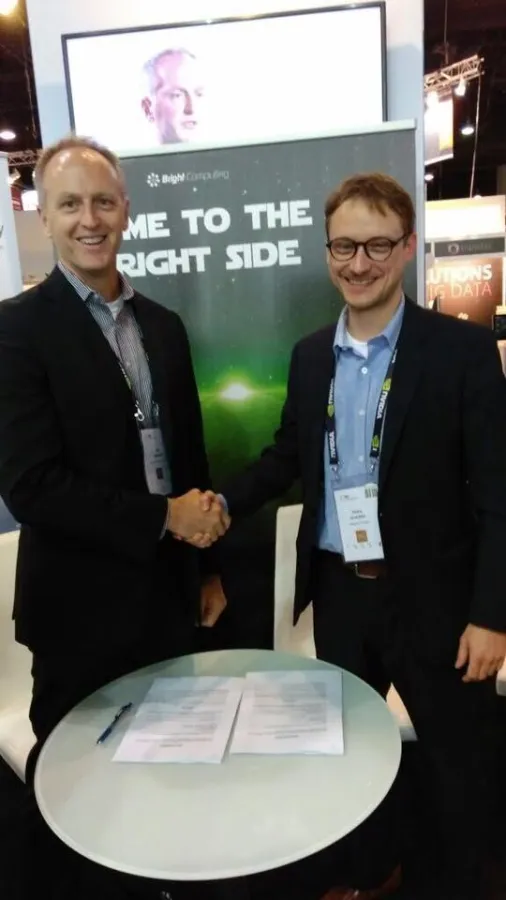 Bill Wagner, CEO Bright Computing, und Georg Klauser, CEO Boston Server & Storage Solutions