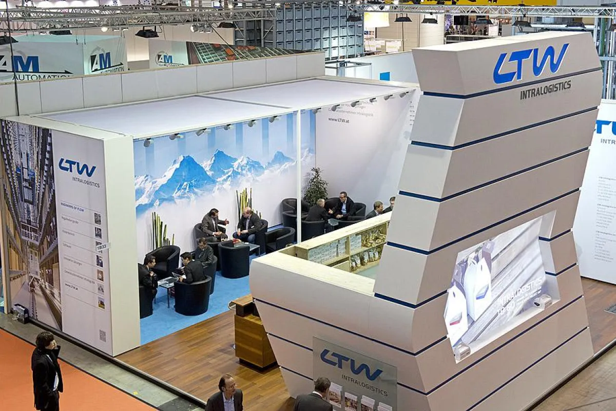 Messestand LTW Intralogistics GmbH bei der LogiMAT 2015
