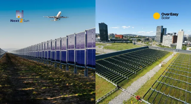 Bild: Next2Sun und Over Easy Solar bündeln Kräfte für vertikale Photovoltaik 