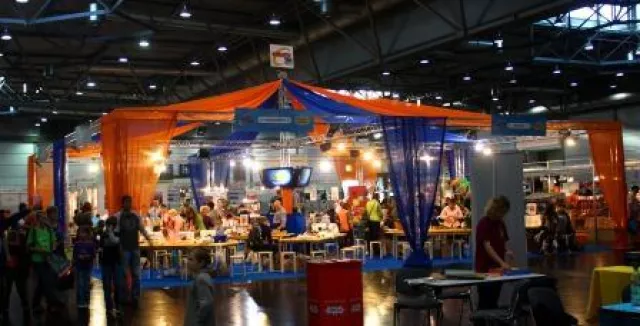 Bild: Das Highlight auf der Creativa 2012: Manege frei für den Bastelzirkus