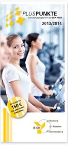Bild: PlusPunkte - Bonusprogramm der BKK HMR 2013/2014