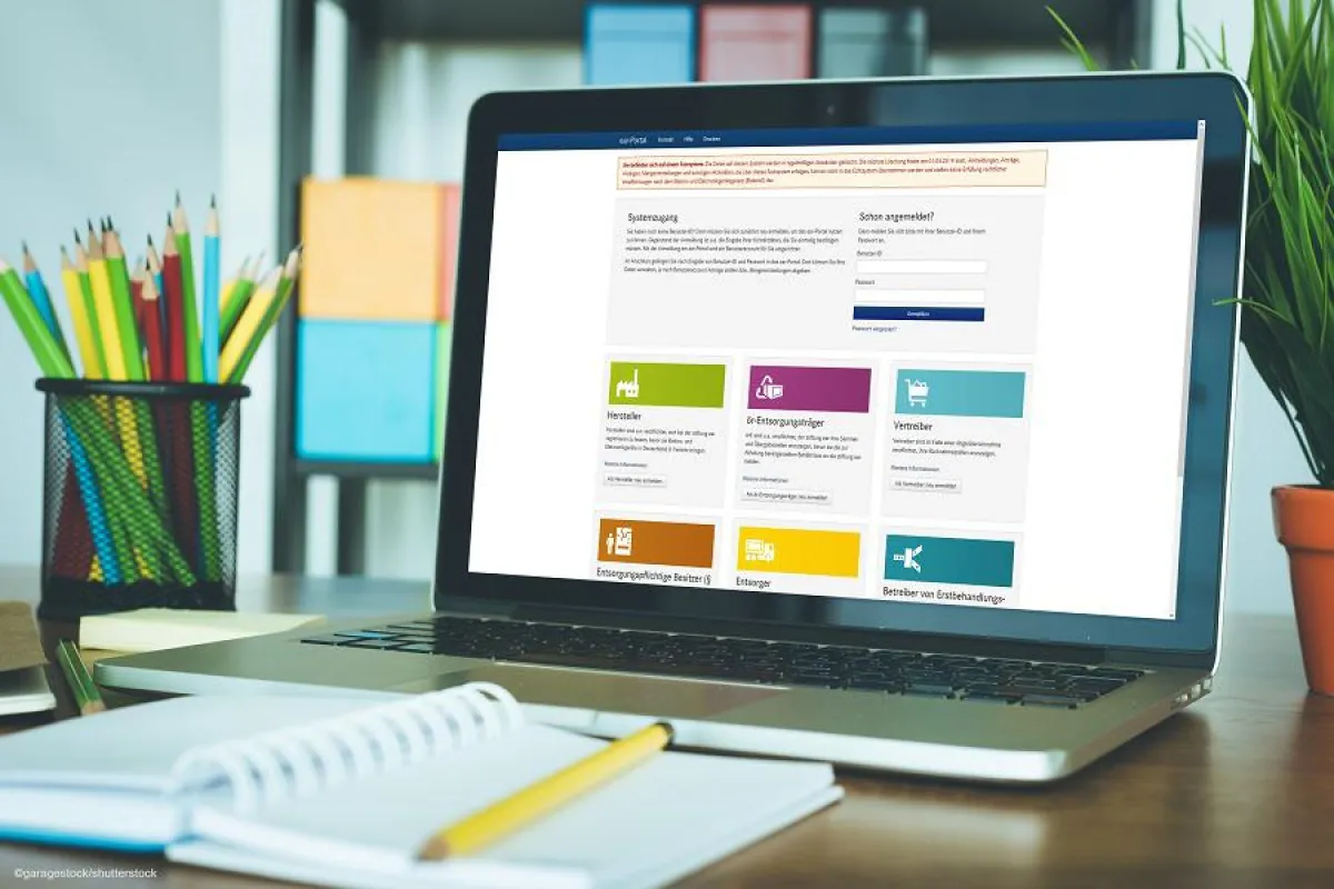 Die Testumgebung des ear-Portals ist online