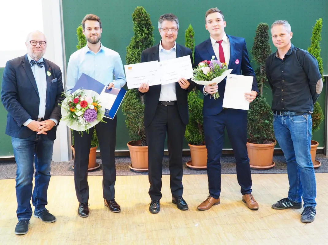Beste Masterarbeiten in Mathematik: glückliche Preisträger und Wegbegleiter