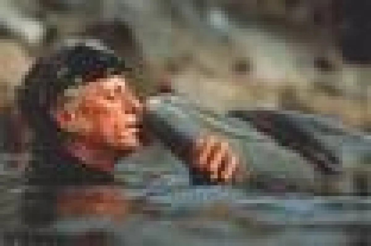 WDSF-Mitbegründer Ex-TV-Trainer von Flipper, Ric O'Barry, mit einem ausgewilderten Delfin