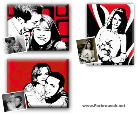 Bild: Originelle Geschenkidee zu Weihnachten: Das eigene Foto als Kunstwerk im Retro- oder Pop-Art Stil