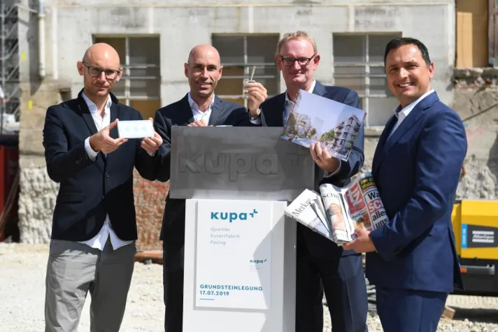 Bild: ROHBAUSTART FÜR NEUES MÜNCHNER STADTQUARTIER KUPA