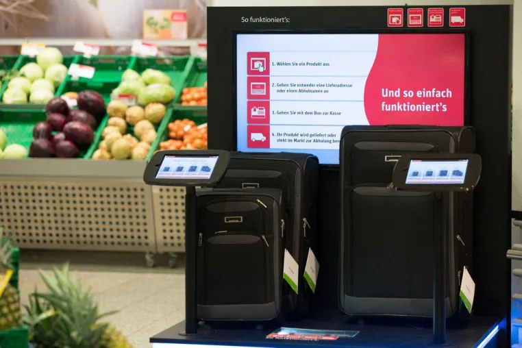 E-Commerce im Supermarkt findet großen Anklang - Kundenbefragung zur storeplus-Marktplatz-Plattform Bild: E-Commerce im Supermarkt findet großen Anklang - Kundenbefragung zur storeplus-Marktplatz-Plattform