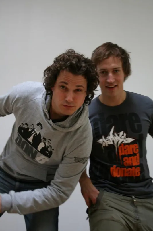 armedangels-Gründer Anton Jurina (links) und Martin Höfeler
