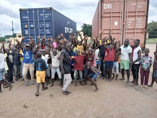 Bild: Projekt in Afrika: Spenden in Yovokopè, Togo angekommen
