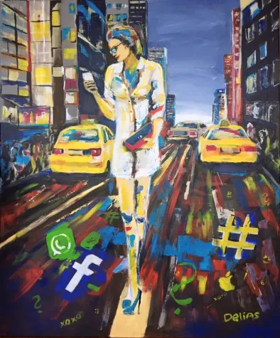 Bild: Österreichischer Künstler Chris Delias mit Solo Show in Miami