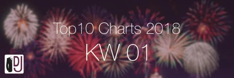 Bild: Aktuelle Top Ten-Charts KW 01/2018