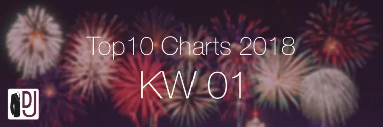 Bild: Aktuelle Top Ten-Charts KW 01/2018