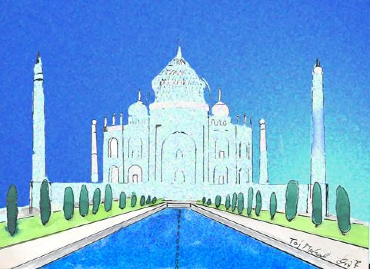 Auch das Taj Mahal steht auf der Liste