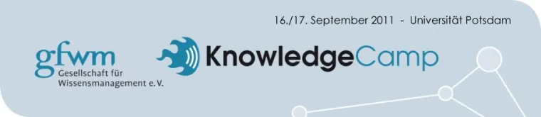 Bild: 3. KnowledgeCamp der Gesellschaft für Wissensmanagement (GfWM) am 16.-17.09.2011 an der Universität Potsdam