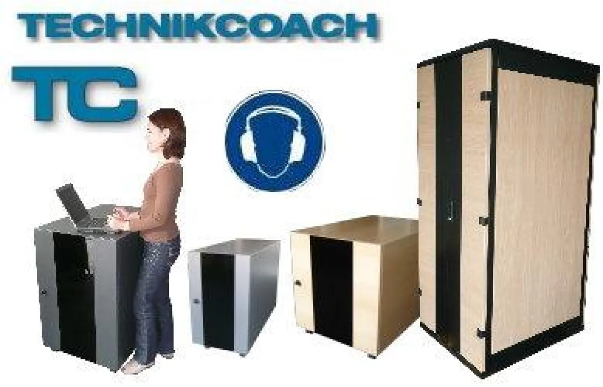 Akustikschrank gegen Lärmstress im Büro