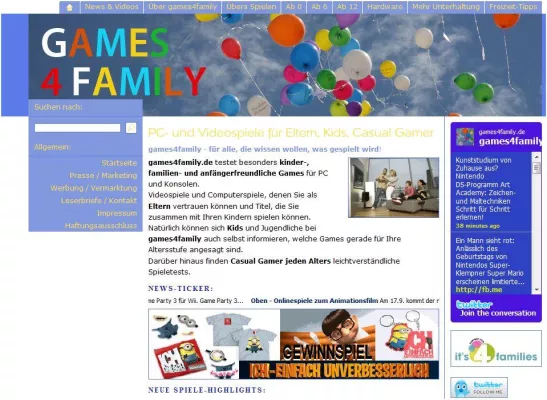Bild: games4family.de wird Partner von its4families.com