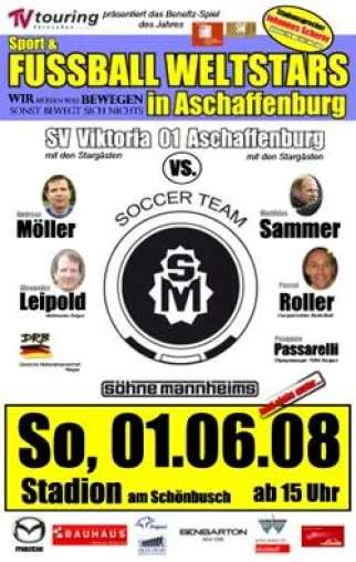 Bild: Fusballbenefizspiel mit prominenter Beteiligung