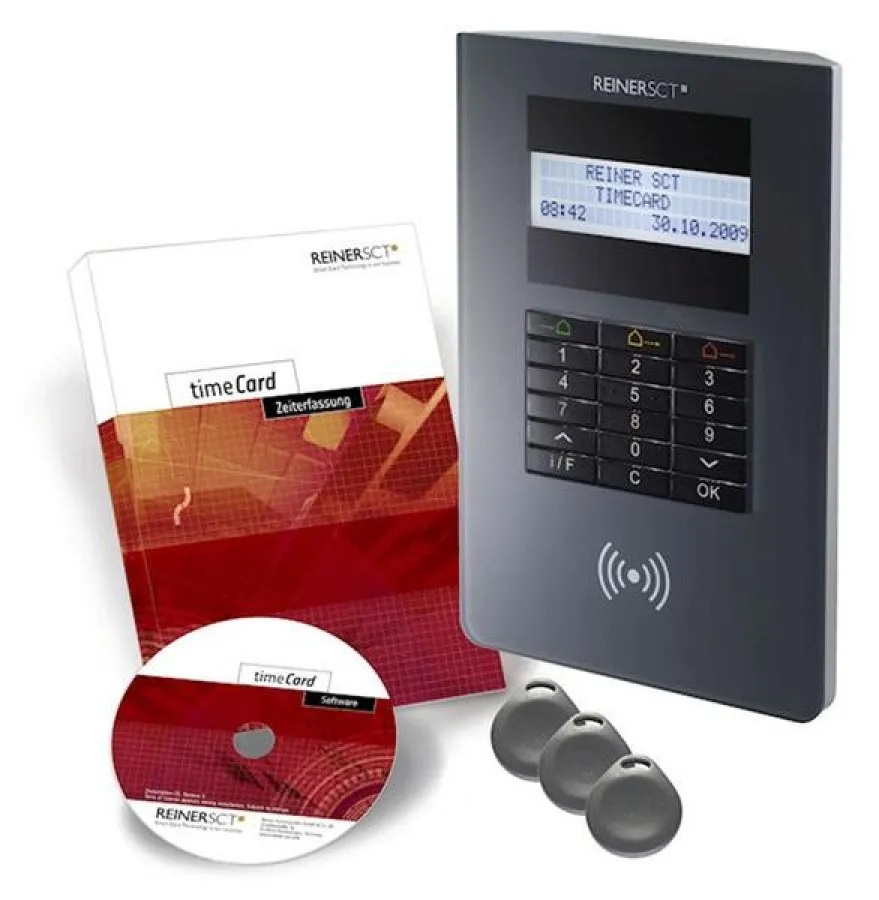 Reiner SCT timeCard, die elektronische Zeiterfassung und Zutrittskontrolle