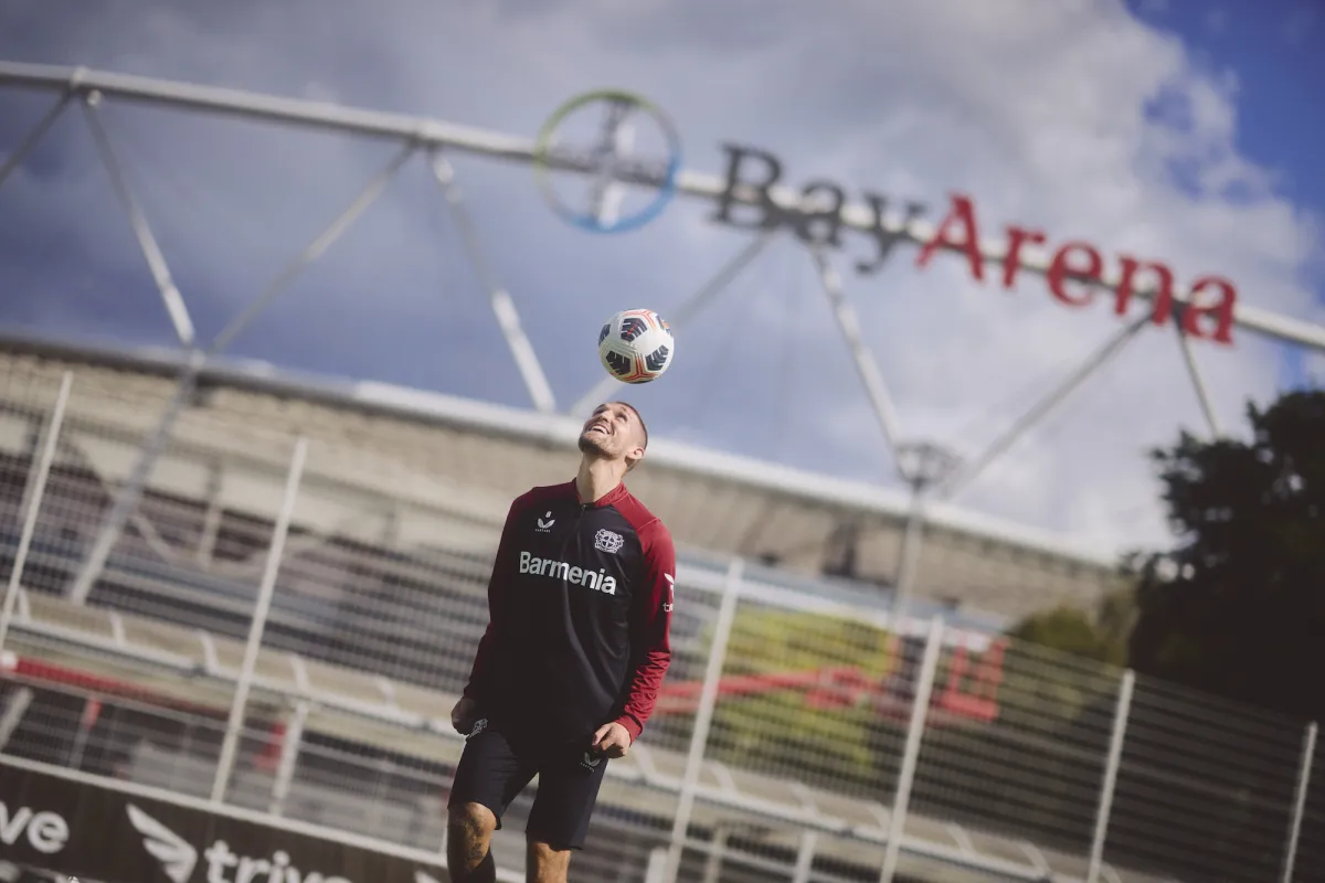 Robert Andrich als digitaler Fußball-Coach (© Coachinho® 2022)