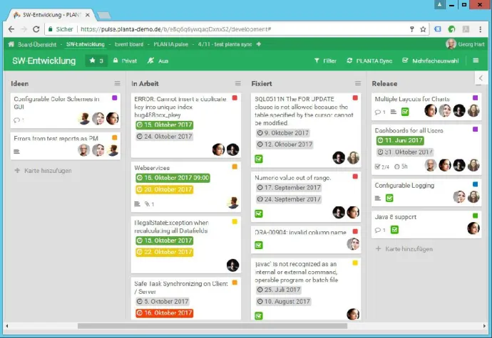 Bild: PLANTA pulse auf dem PM Forum 2017