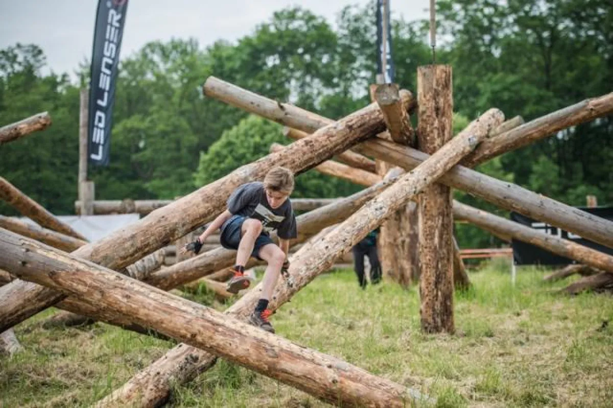 Nur eines von vielen außergewöhnlichen Hindernissen bei der VIKING HEROES CHALLENGE