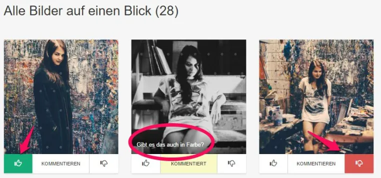Bild: Für Event-Fotografen: Pictrs entwickelt Feedback-Galerie