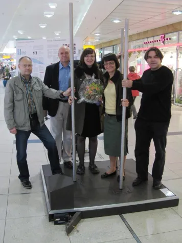 Bild: Promenieren auf der „Leipziger Notenspur“ – ein musikalischer Spaziergang in den Promenaden Hauptbahnhof