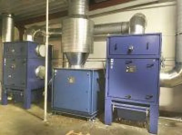 Bild: Reibungslose Produktion mit optimaler Absaugung nach dem Schichtlüftungsprinzip