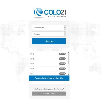 Bild: Angebote für Stückguttransporte in einer Minute kostenlos per Mausklick einholen
