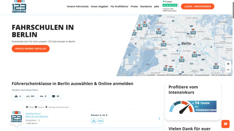 Bild: 123 Fahrschule Berlin - Ihr Weg zum Führerschein in Berlin 