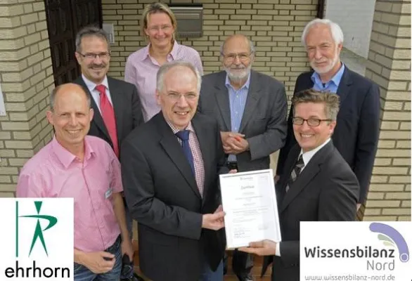 Bild: Bestnoten: Vermessungsbüro Ehrhorn leistet erste vollzertifizierte Unternehmens-Wissensbilanz