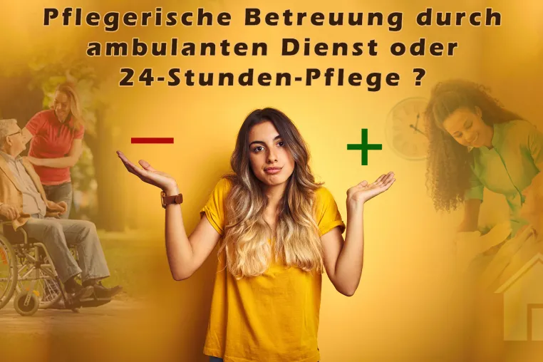 Bild: Pflegerische Betreuung durch ambulanten Dienst oder 24-Stunden-Pflege in Hessen: Was ist die bessere Wahl?