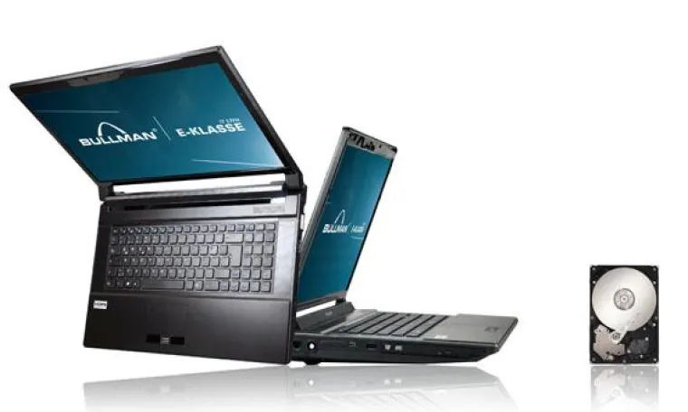 Bild: 1.000 GB Festplattenplatz jetzt in allen BULLMAN Notebooks konfigurierbar