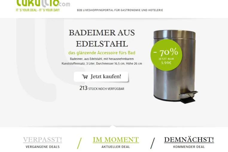 Bild: 1. B2B Live Shopping Portal für Gastronomie und Hotelleriefachartikel ist online