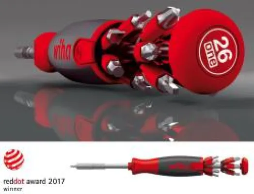 Bild: Ausgezeichnet: „Red Dot“ für Wiha Magazin-Bithalter LiftUp 26one®