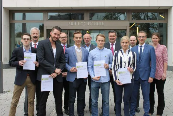 Bild: Sechs Deutschland-Stipendien an der SRH Hochschule vergeben